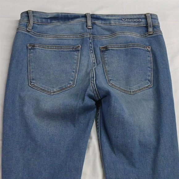 Vigoss 28 x 27 Marley Super Skinny Mid Rise Light Raw Hem Stretch Denim‎ Jeans - Picture 6 of 7
